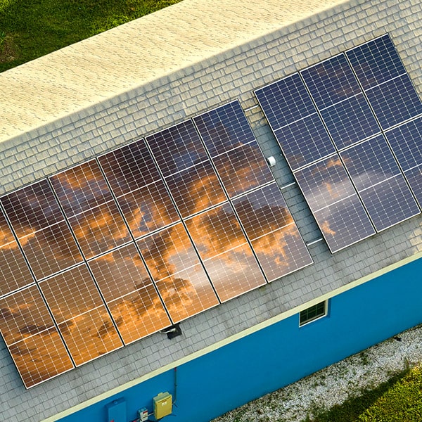Solar system on roof is the second leg of microgrid
